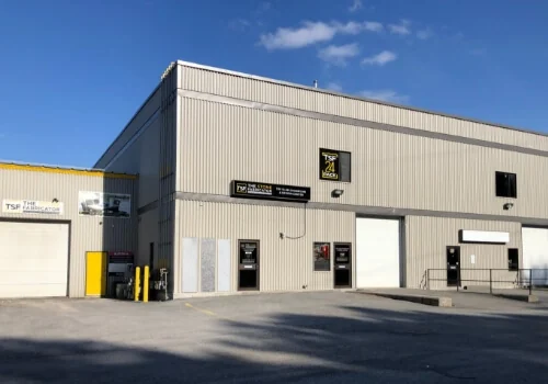 The exterior of the TSF fabrication facility in Ottawa