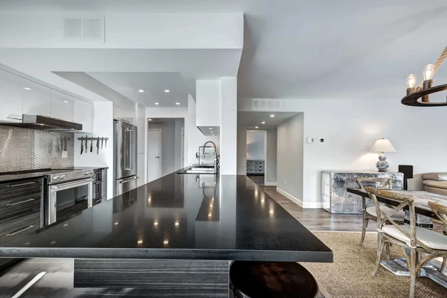 Kitchens inspiration featuring Black Pearl stone from the original TSF gallery