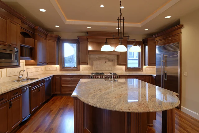 Kitchens inspiration featuring Blue Jeans stone from the original TSF gallery