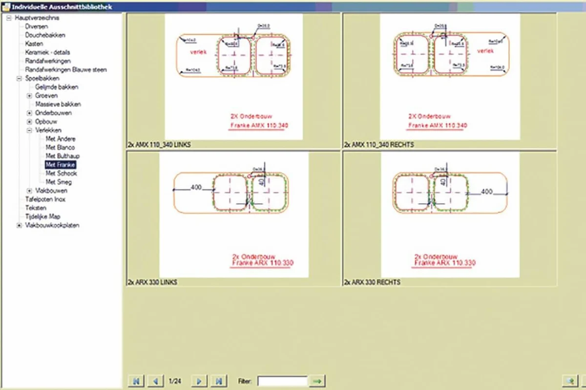 Digital measuring equipment set up at a project site.