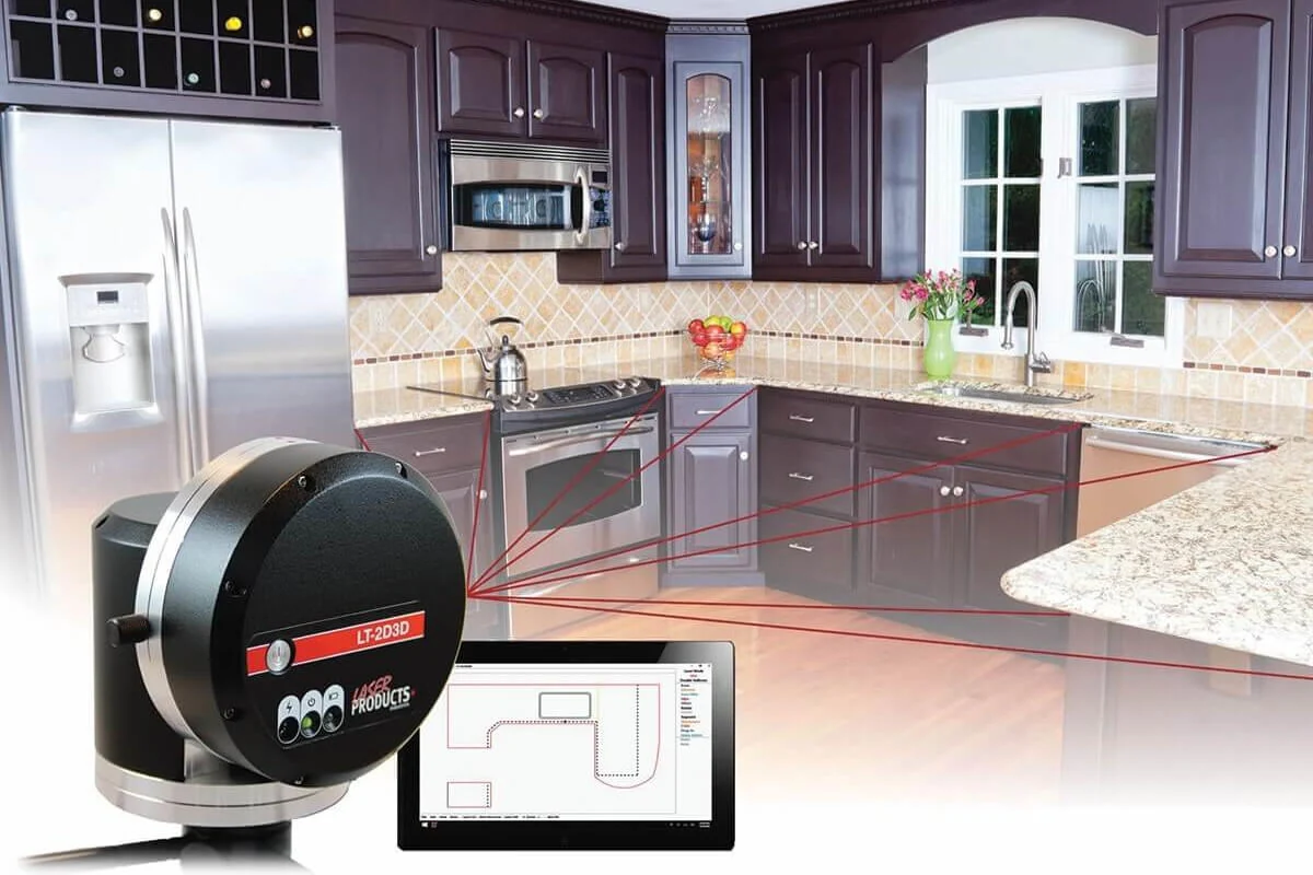 Digital measuring device and kitchen measurement illustration from the original TSF website.